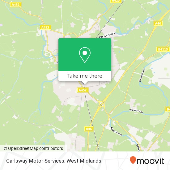 Carlsway Motor Services map