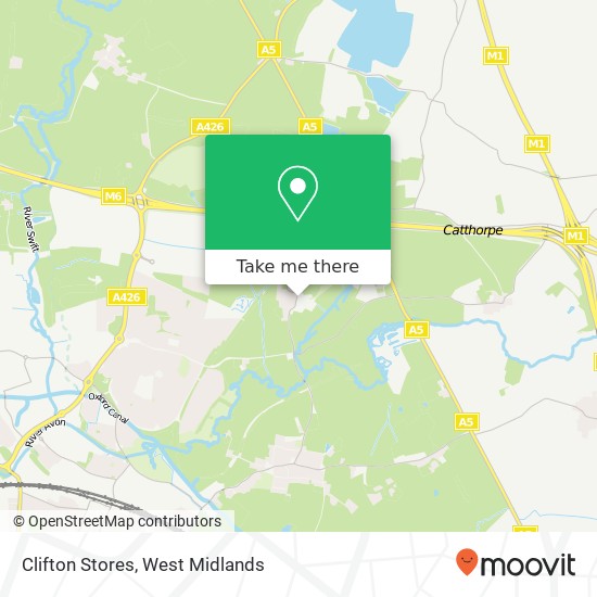 Clifton Stores map