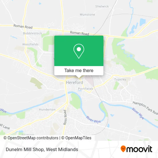 Dunelm Mill Shop map