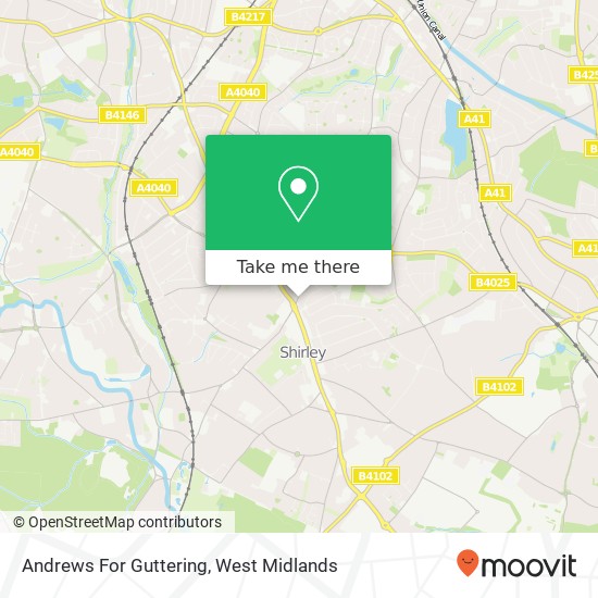 Andrews For Guttering map