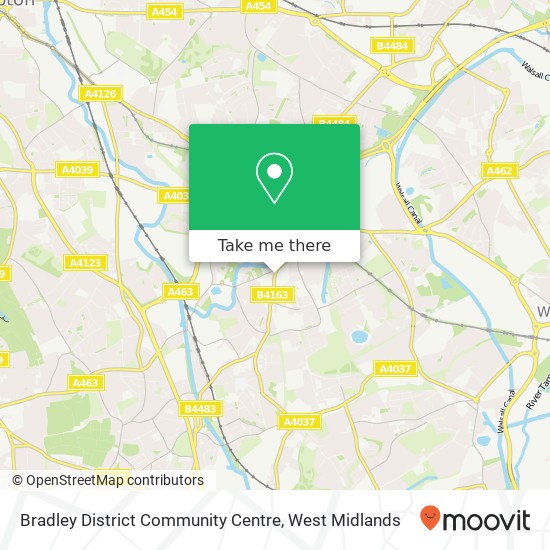 Bradley District Community Centre map