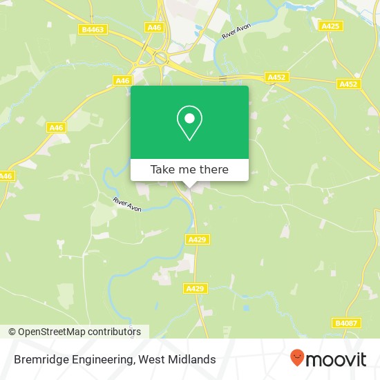 Bremridge Engineering map