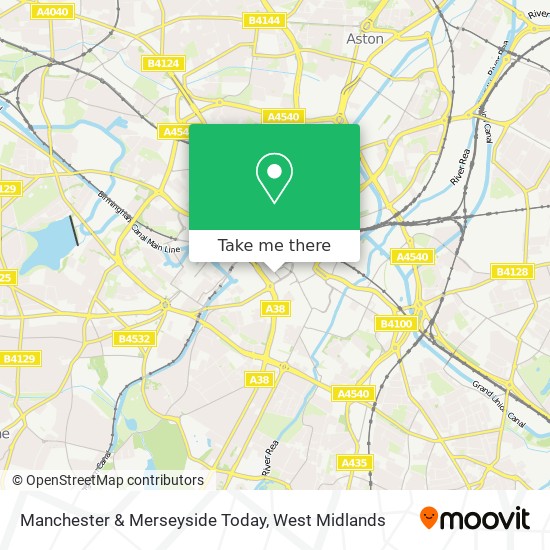 Manchester & Merseyside Today map
