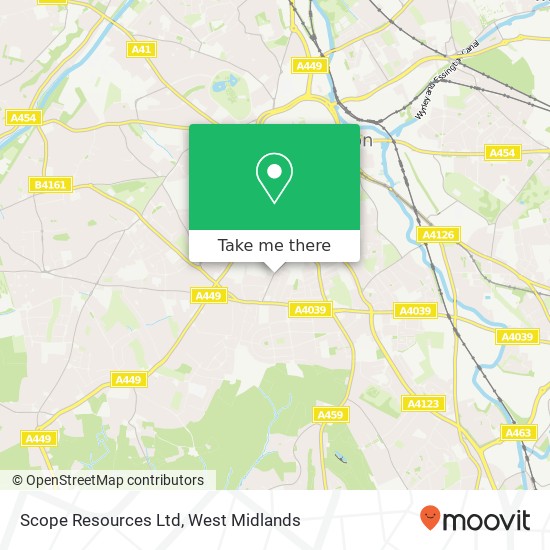 Scope Resources Ltd map