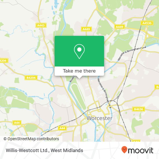Willis-Westcott Ltd. map