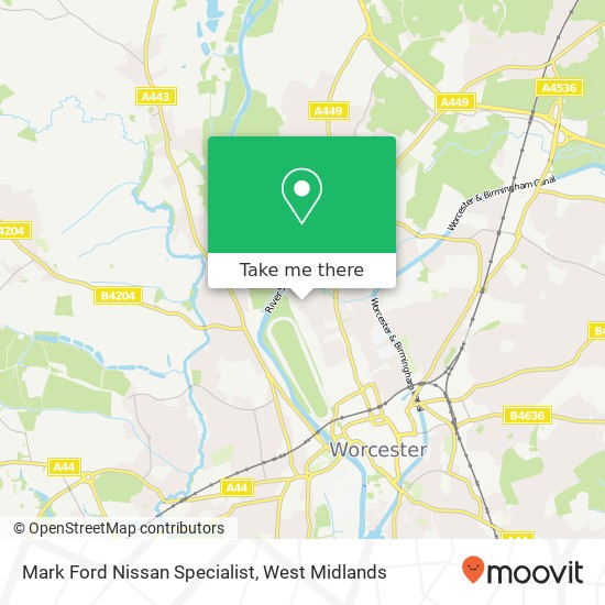 Mark Ford Nissan Specialist map
