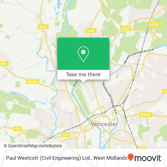 Paul Westcott (Civil Engineering) Ltd. map