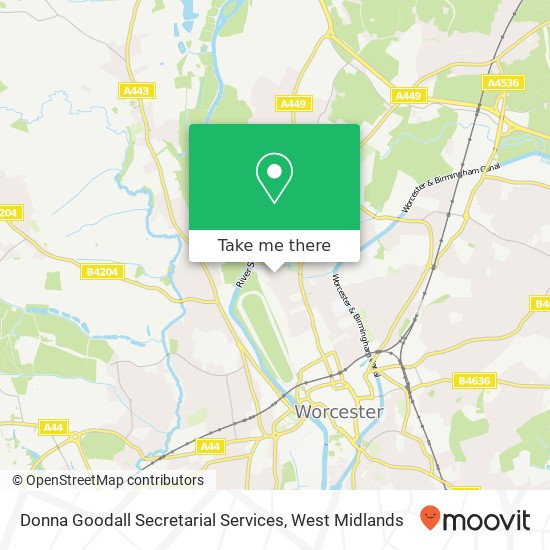Donna Goodall Secretarial Services map