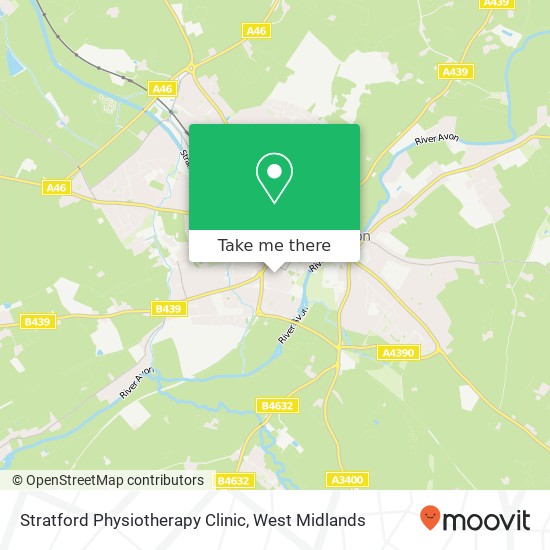 Stratford Physiotherapy Clinic map