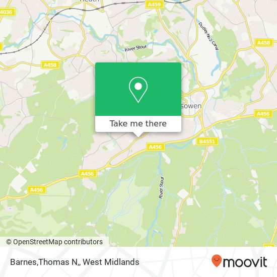 Barnes,Thomas N, map