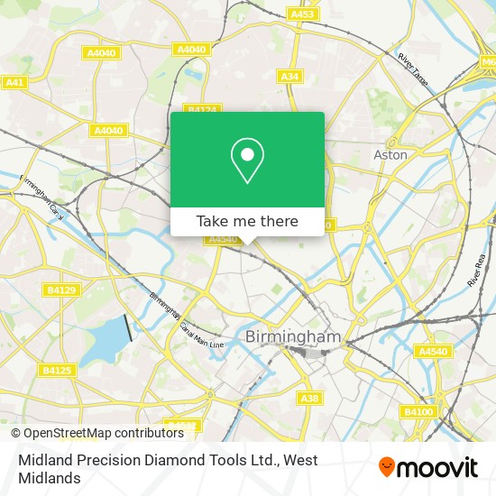 Midland Precision Diamond Tools Ltd. map