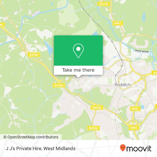 J J's Private Hire map