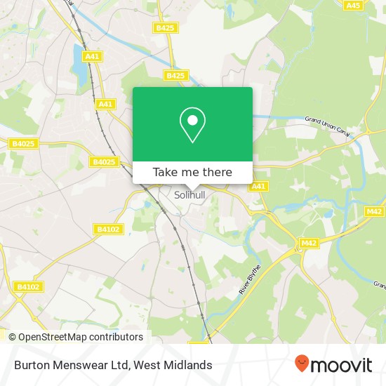 Burton Menswear Ltd map