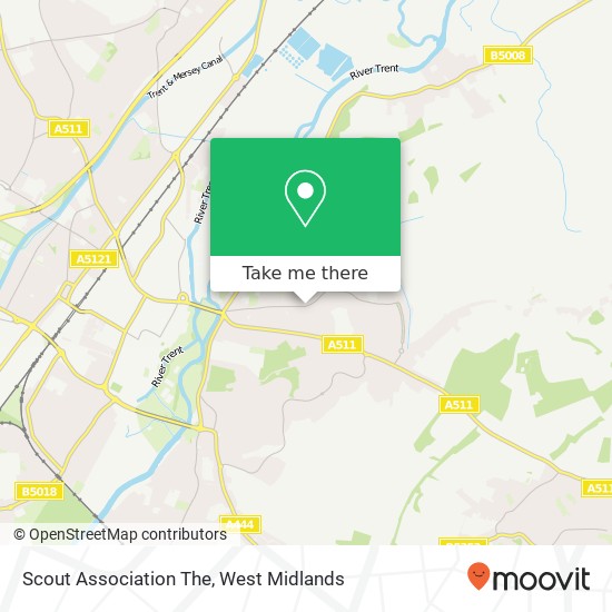 Scout Association The map