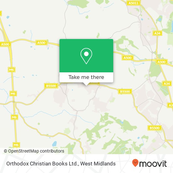 Orthodox Christian Books Ltd. map