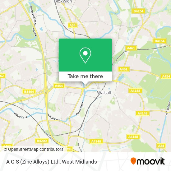 A G S (Zinc Alloys) Ltd. map