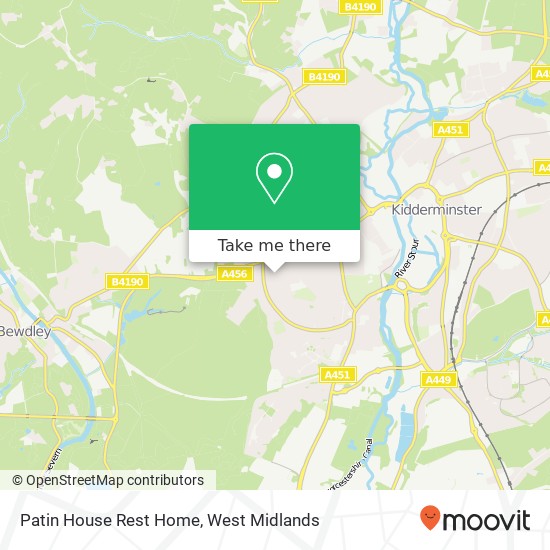 Patin House Rest Home map