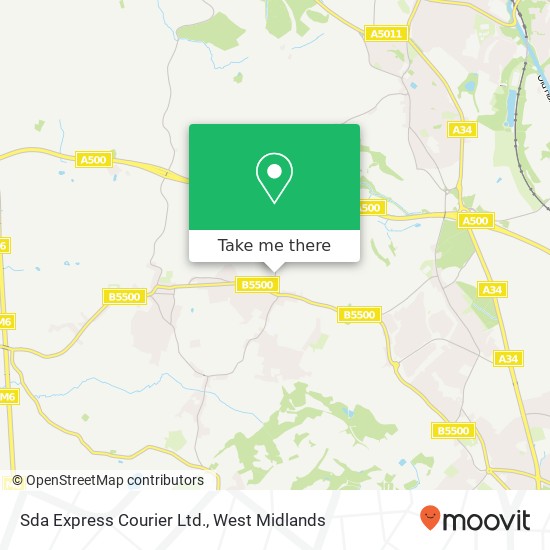 Sda Express Courier Ltd. map