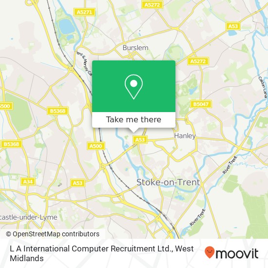 L A International Computer Recruitment Ltd. map