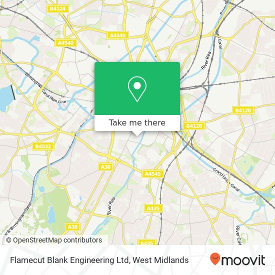 Flamecut Blank Engineering Ltd map