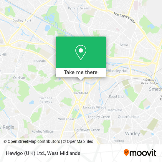 Hewigo (U K) Ltd. map