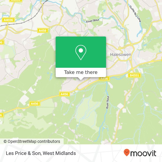 Les Price & Son map