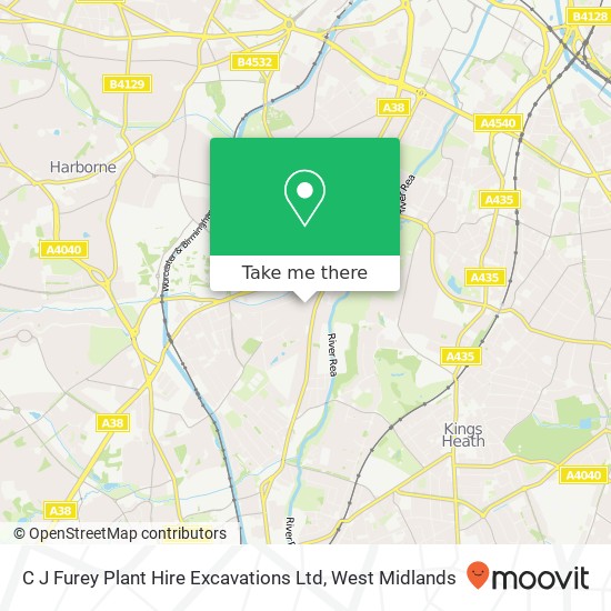 C J Furey Plant Hire Excavations Ltd map