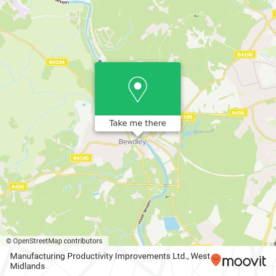 Manufacturing Productivity Improvements Ltd. map