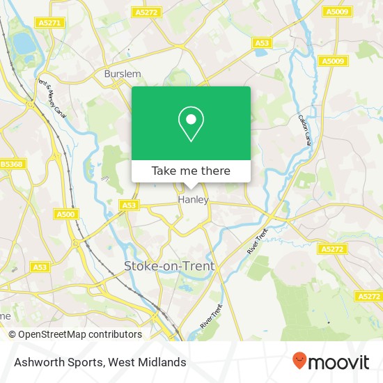 Ashworth Sports map