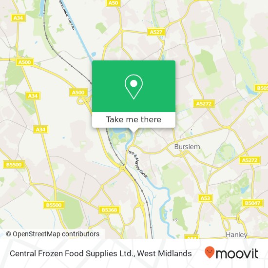 Central Frozen Food Supplies Ltd. map