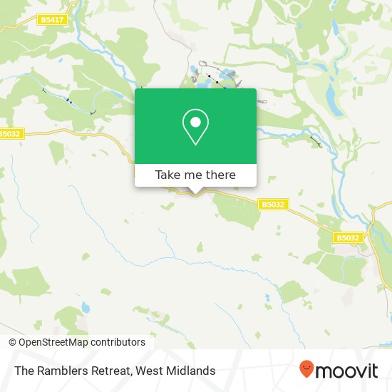 The Ramblers Retreat map