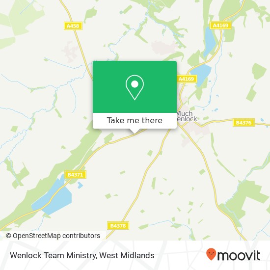 Wenlock Team Ministry map