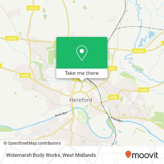 Widemarsh Body Works map