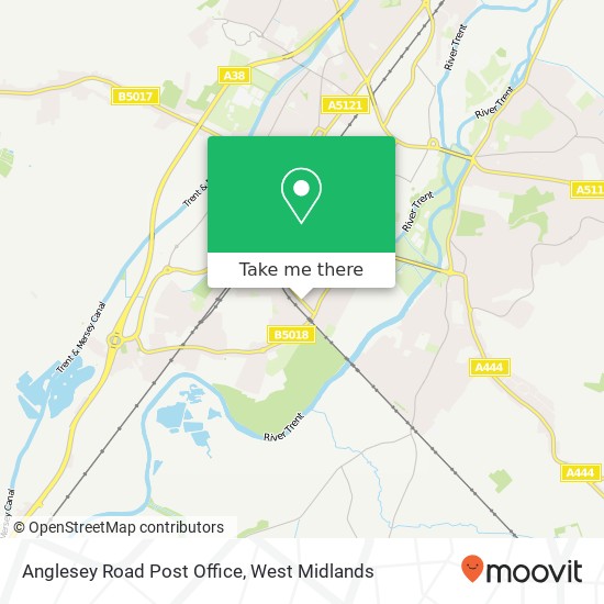 Anglesey Road Post Office map