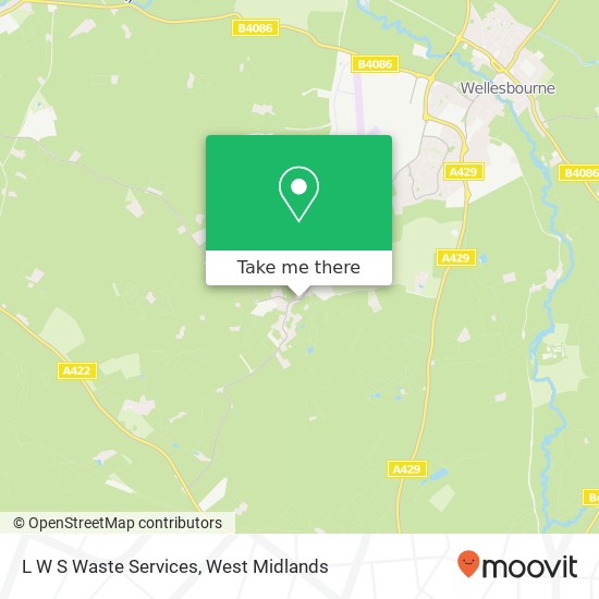 L W S Waste Services map