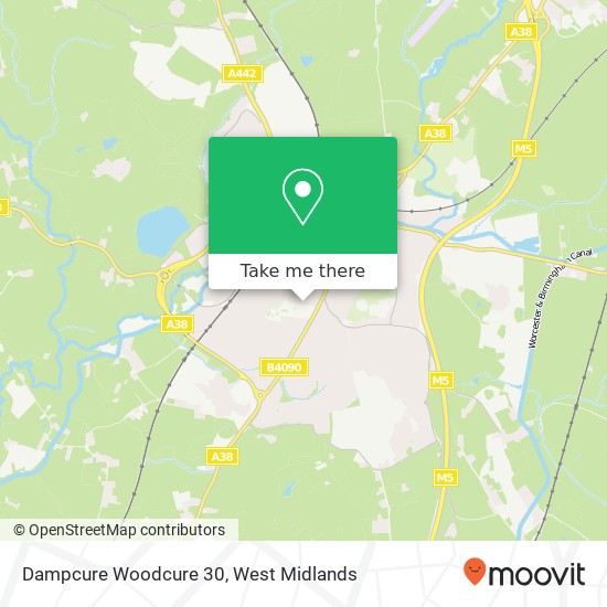 Dampcure Woodcure 30 map