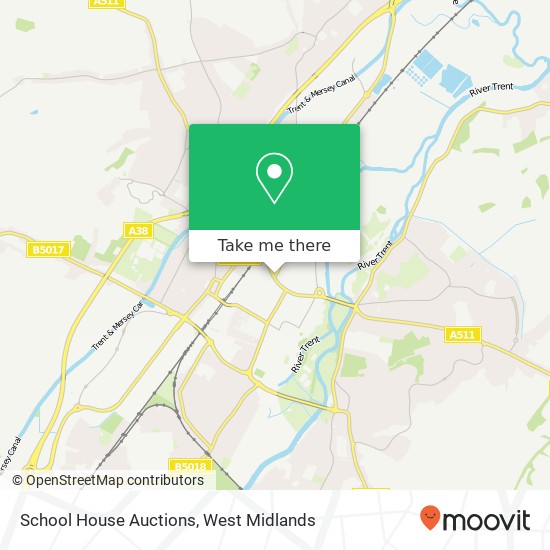 School House Auctions map