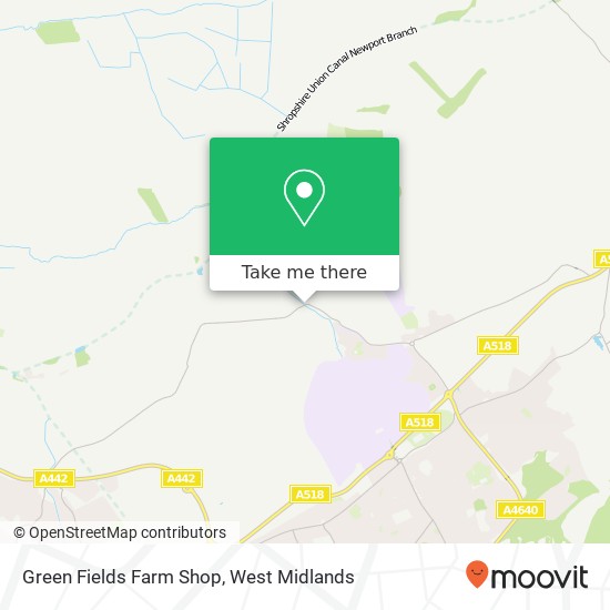 Green Fields Farm Shop map