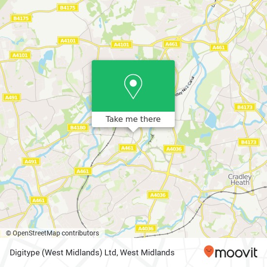Digitype (West Midlands) Ltd map