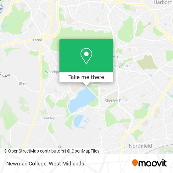 Newman College map