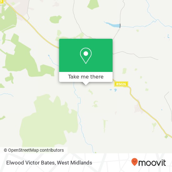 Elwood Victor Bates map