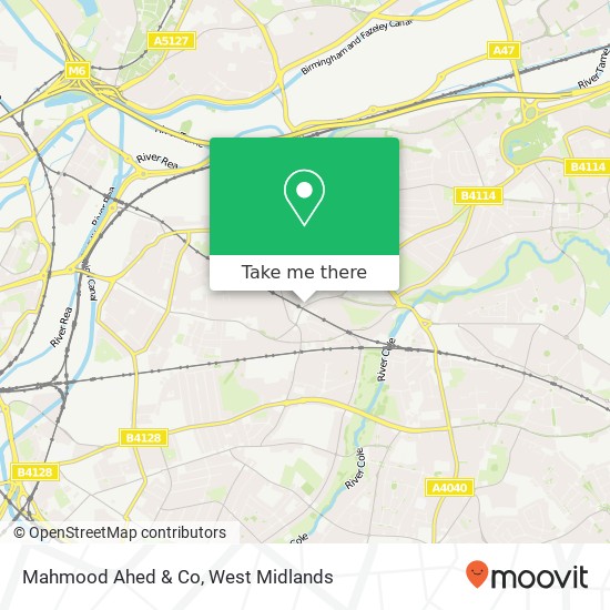 Mahmood Ahed & Co map