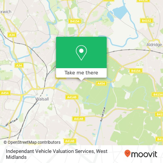 Independant Vehicle Valuation Services map