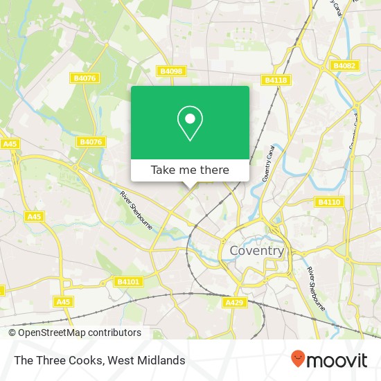 The Three Cooks map