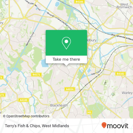 Terry's Fish & Chips map