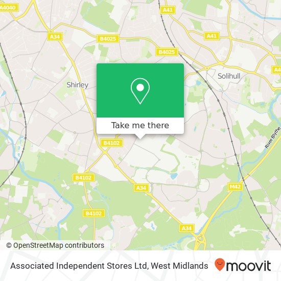 Associated Independent Stores Ltd map