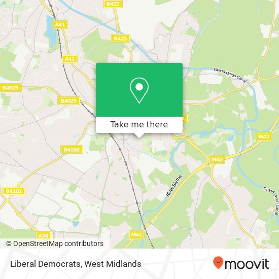 Liberal Democrats map