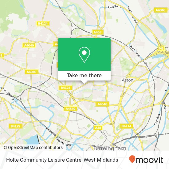 Holte Community Leisure Centre map