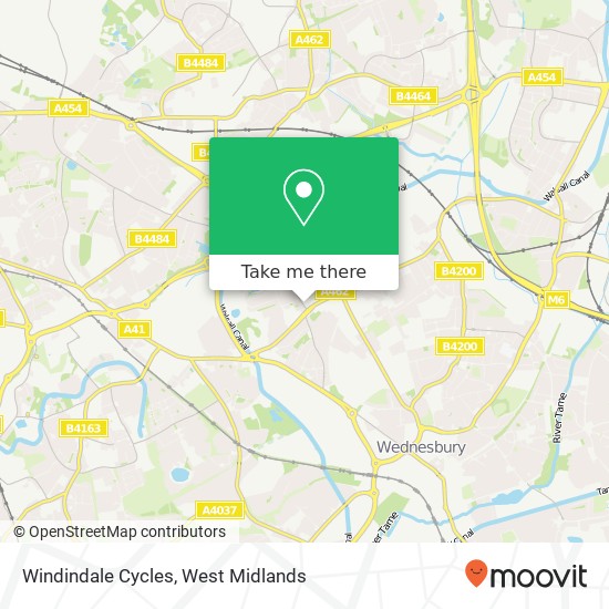 Windindale Cycles map