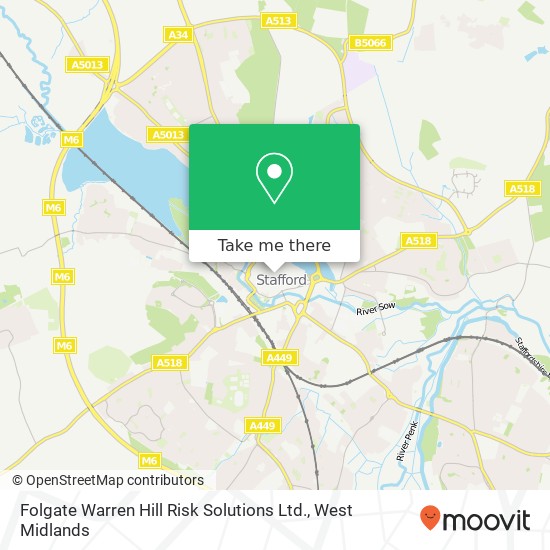 Folgate Warren Hill Risk Solutions Ltd. map